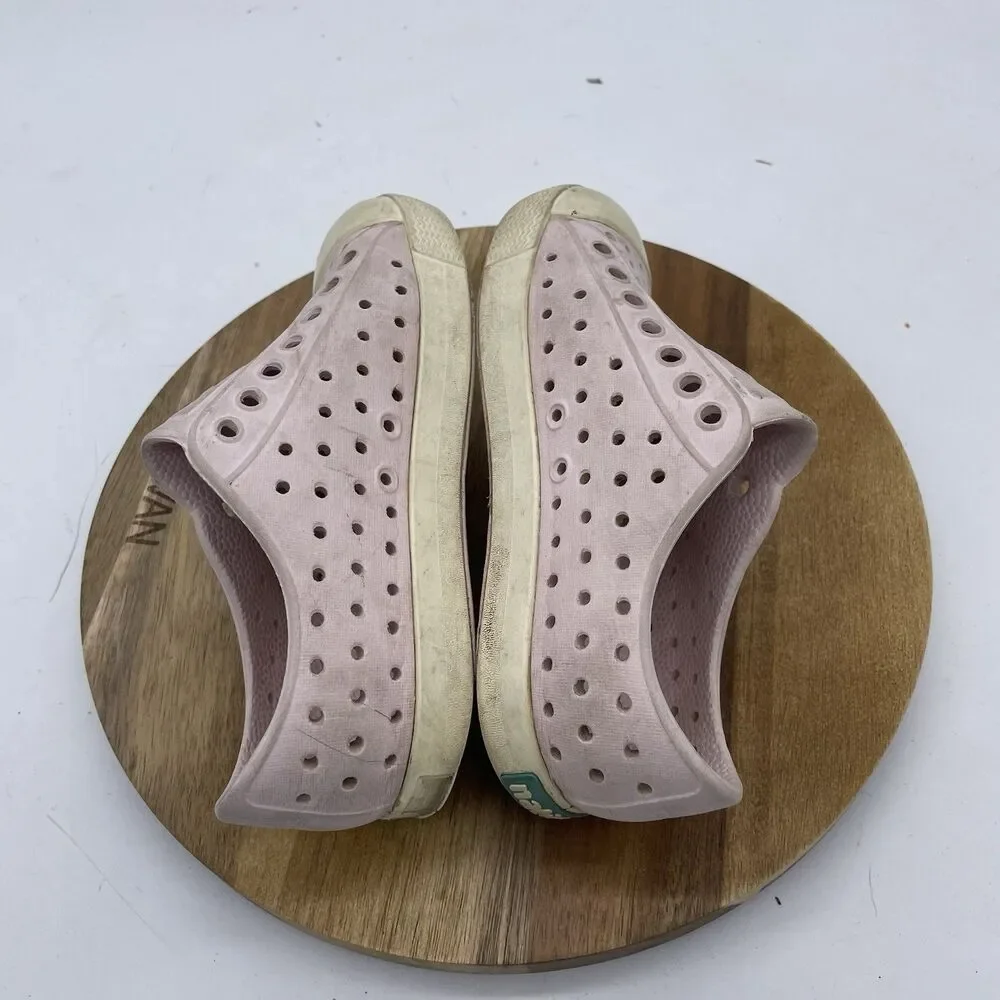 4/$25 Native Jefferson Slip On Shoes Girls 12 Pink Water Outdoor Summer Pool